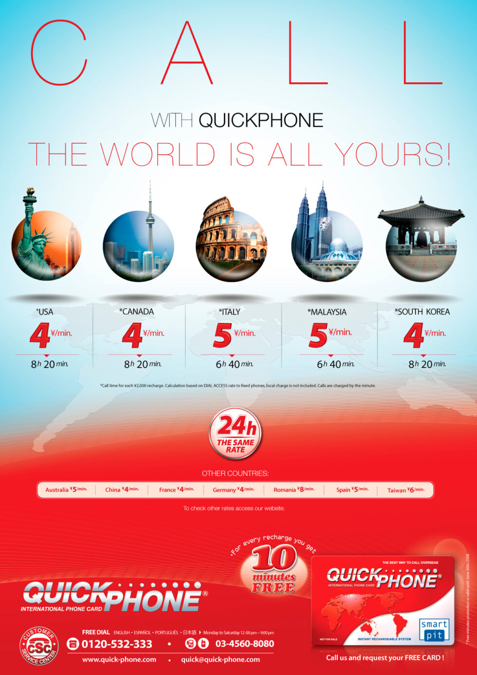 Anuncio Quickphone (Japan)